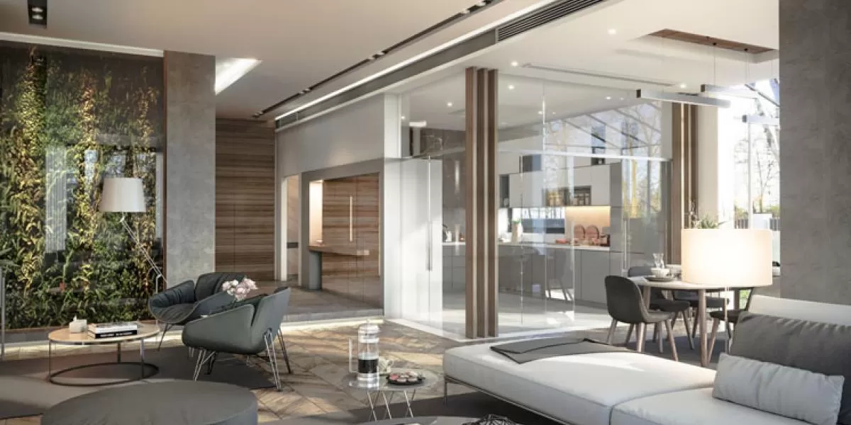 الصالة مع غرفة طعام